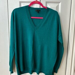 J.Crew teal sweater in size M